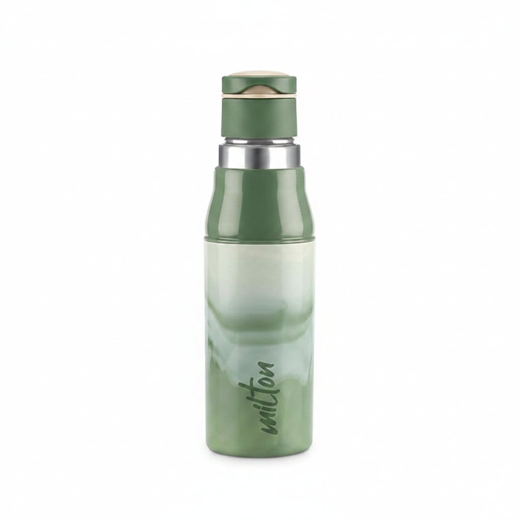 Milton Steel Sublime 600 Stainless Steel Bottle - Outside Plastic Inside Stainless Steel