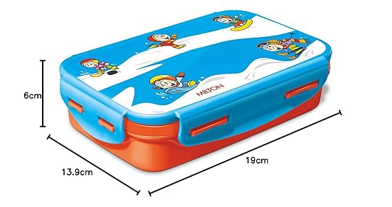 Milton Steely Delux Mini Kids Lunch Box with Inner Container