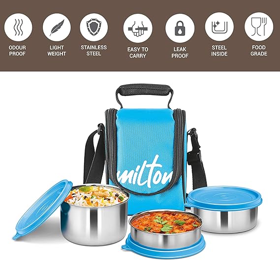 Milton Tasty Lunch with 3 Containers and 1 Bag