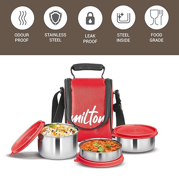 Milton Tasty Lunch with 3 Containers and 1 Bag