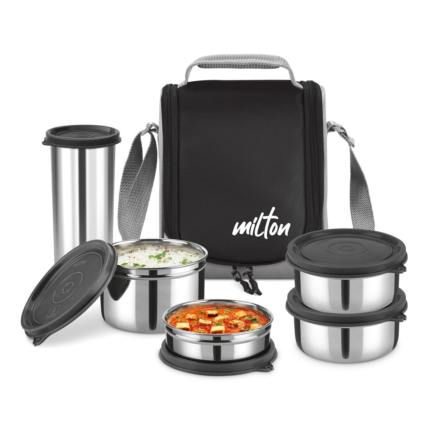 Milton Tasty Lunch Combo Delux with 4 Containers, 1 Tumbler and 1 Bag