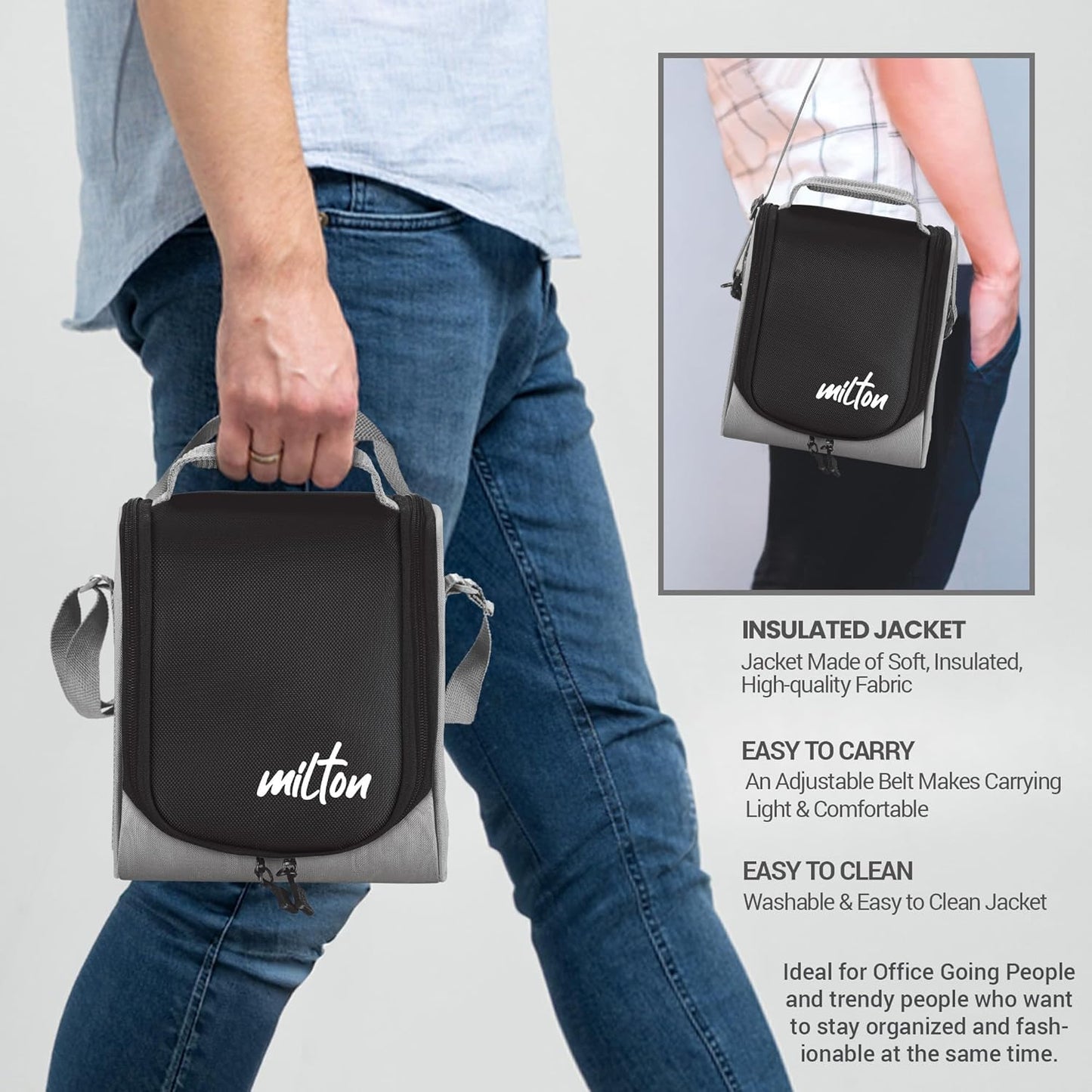 Milton Tasty Lunch Combo Delux with 4 Containers, 1 Tumbler and 1 Bag