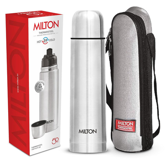 Milton ThermoSteel Thermal Vacuum Insulated 750 Bottle with Pouch