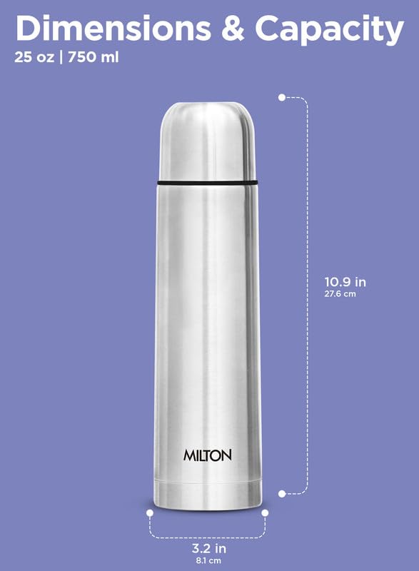 Milton ThermoSteel Thermal Vacuum Insulated 750 Bottle with Pouch