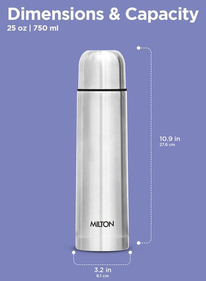Milton ThermoSteel Thermal Vacuum Insulated 750 Bottle with Pouch