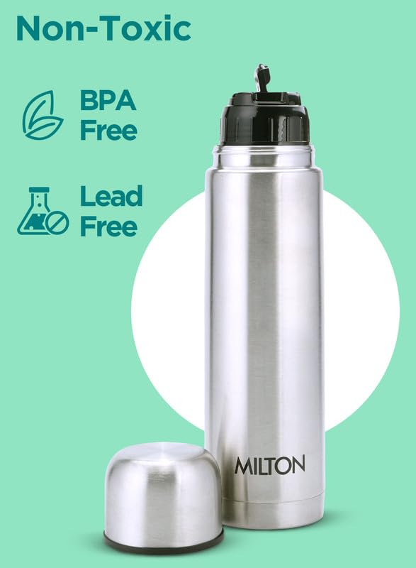 Milton ThermoSteel Thermal Vacuum Insulated 750 Bottle with Pouch