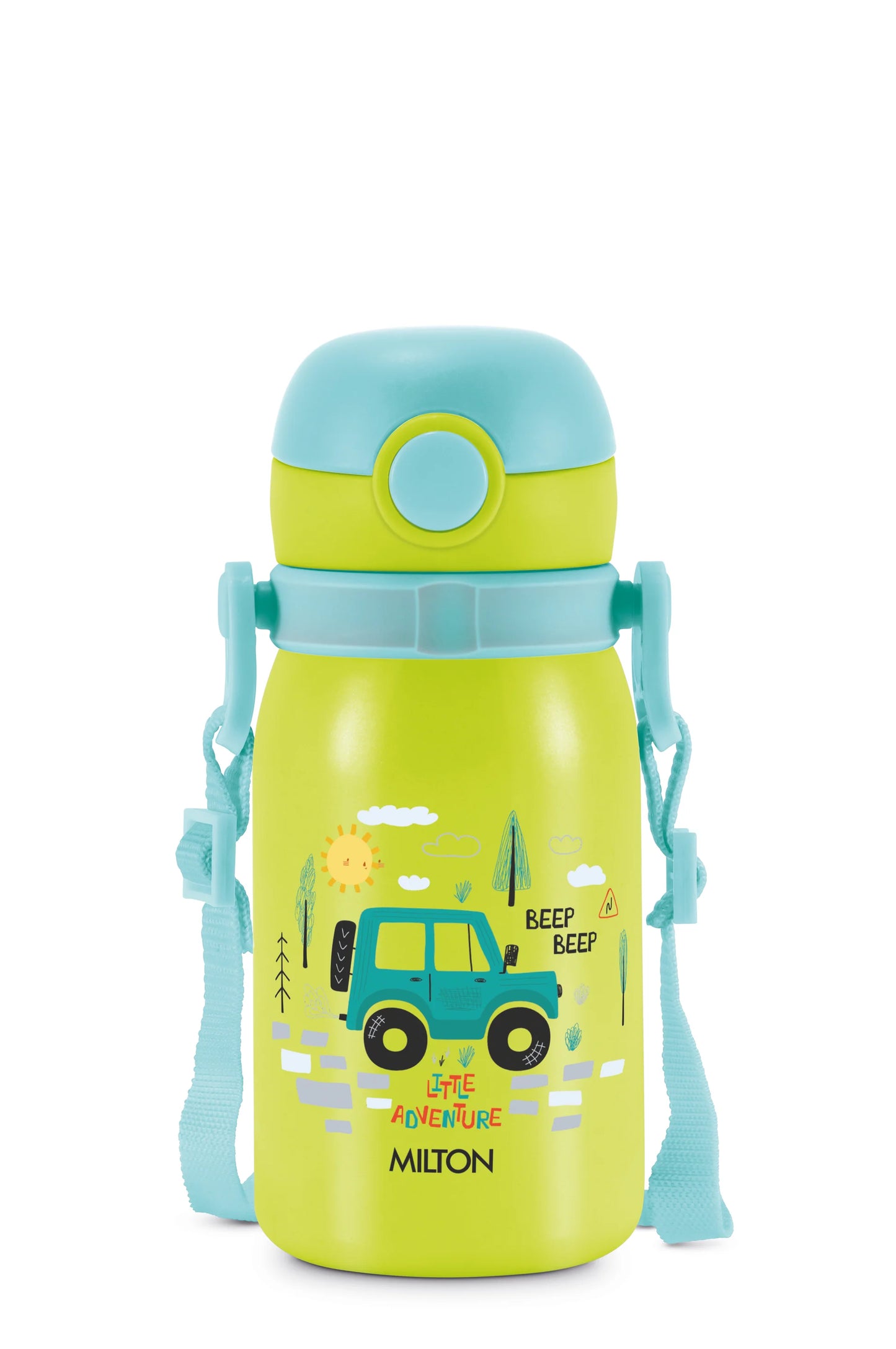 Milton Torque Stainless Steel Kids Straw Bottle 450