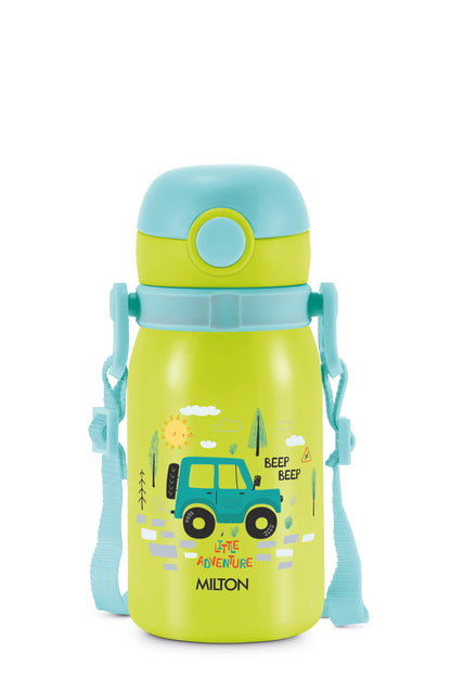 Milton Torque Stainless Steel Kids Straw Bottle 450