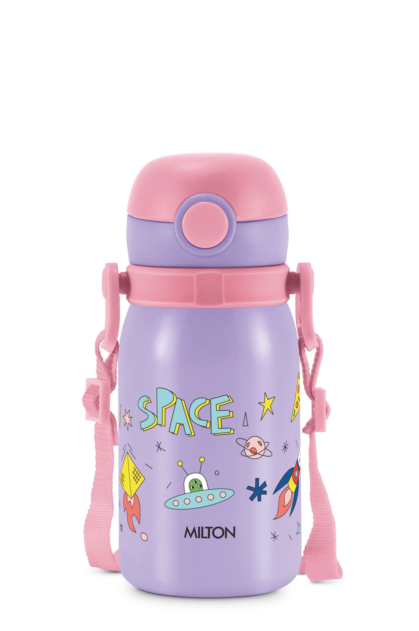 Milton Torque Stainless Steel Kids Straw Bottle 450