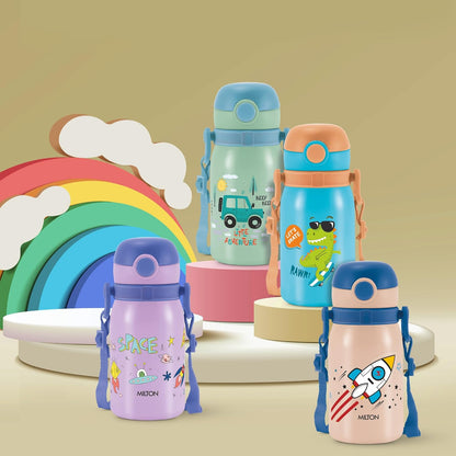 Milton Torque Stainless Steel Kids Straw Bottle 450