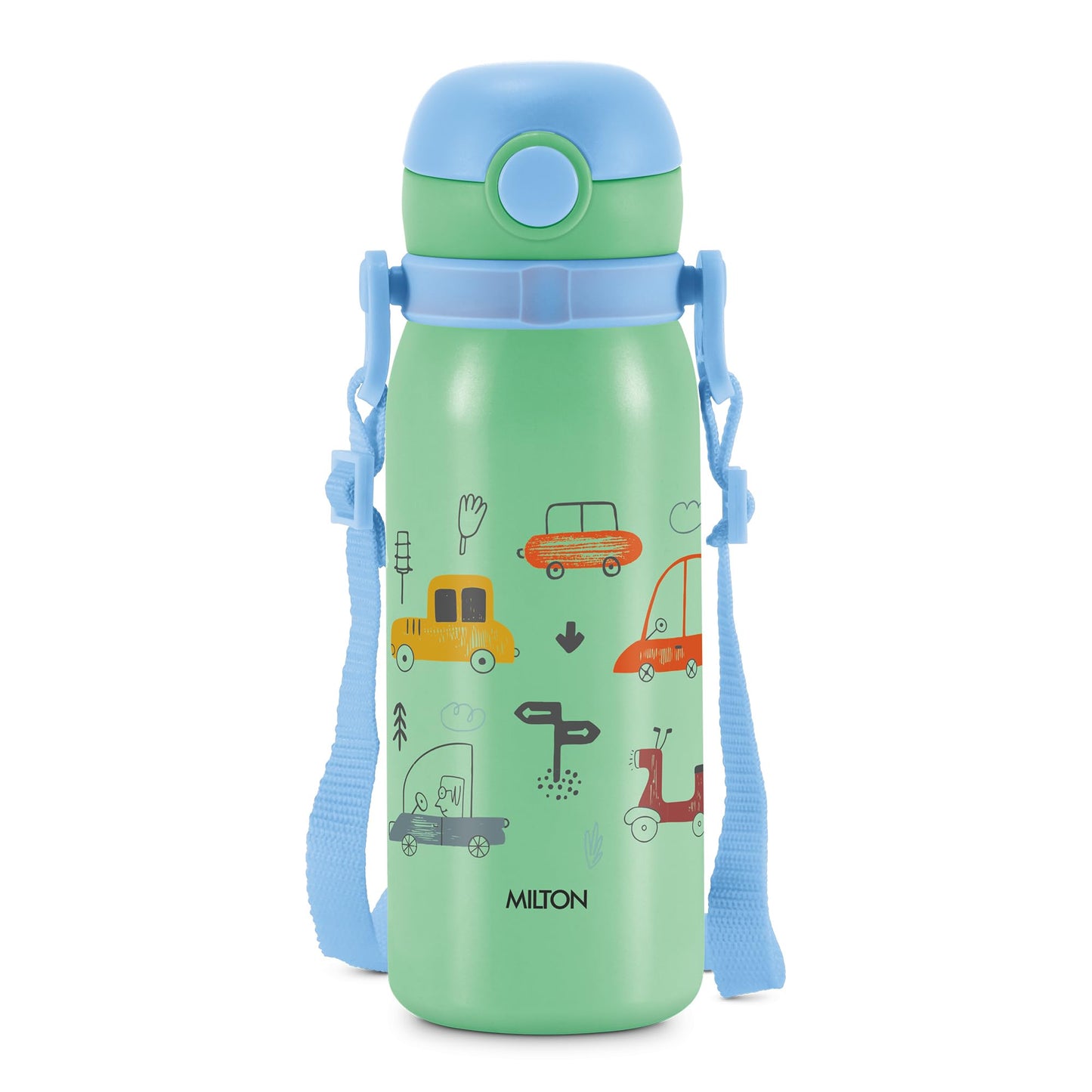 Milton Torque Stainless Steel Kids Straw Bottle 650