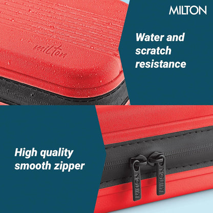 Milton Town Case Microwavable Lunch Box Outside Plastic, Inside Stainless Steel with Bag