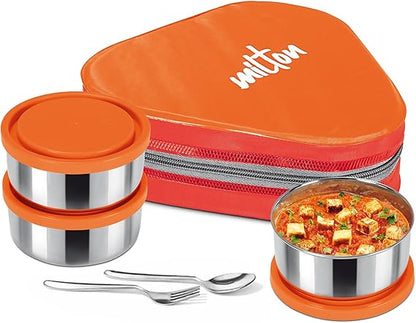 Milton Tryum Lunch Set with 3 Containers and 1 Bag