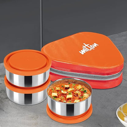 Milton Tryum Lunch Set with 3 Containers and 1 Bag