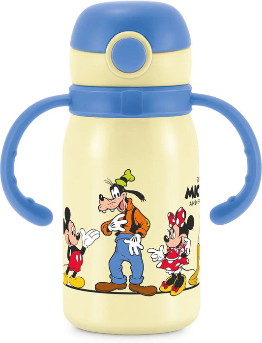 Milton Disney Fountain 450 Kids Stainless Steel Bottles with Straw