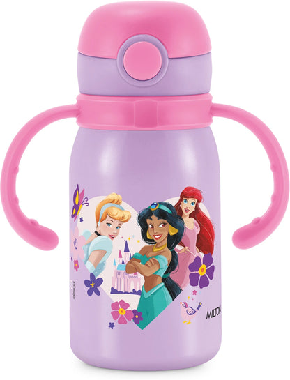 Milton Disney Fountain 450 Kids Stainless Steel Bottles with Straw