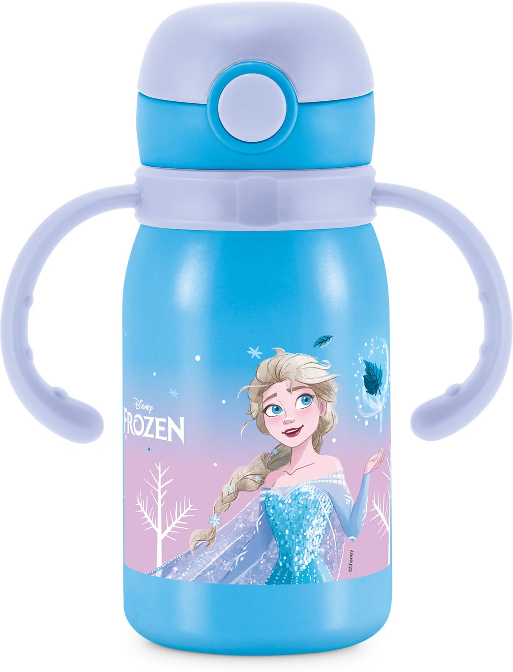 Milton Disney Fountain 450 Kids Stainless Steel Bottles with Straw