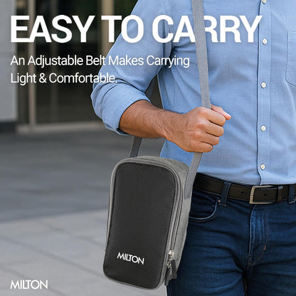 Milton Stack Pack 3 Lunch Set with 3 Stainless Steel Containers and Bag