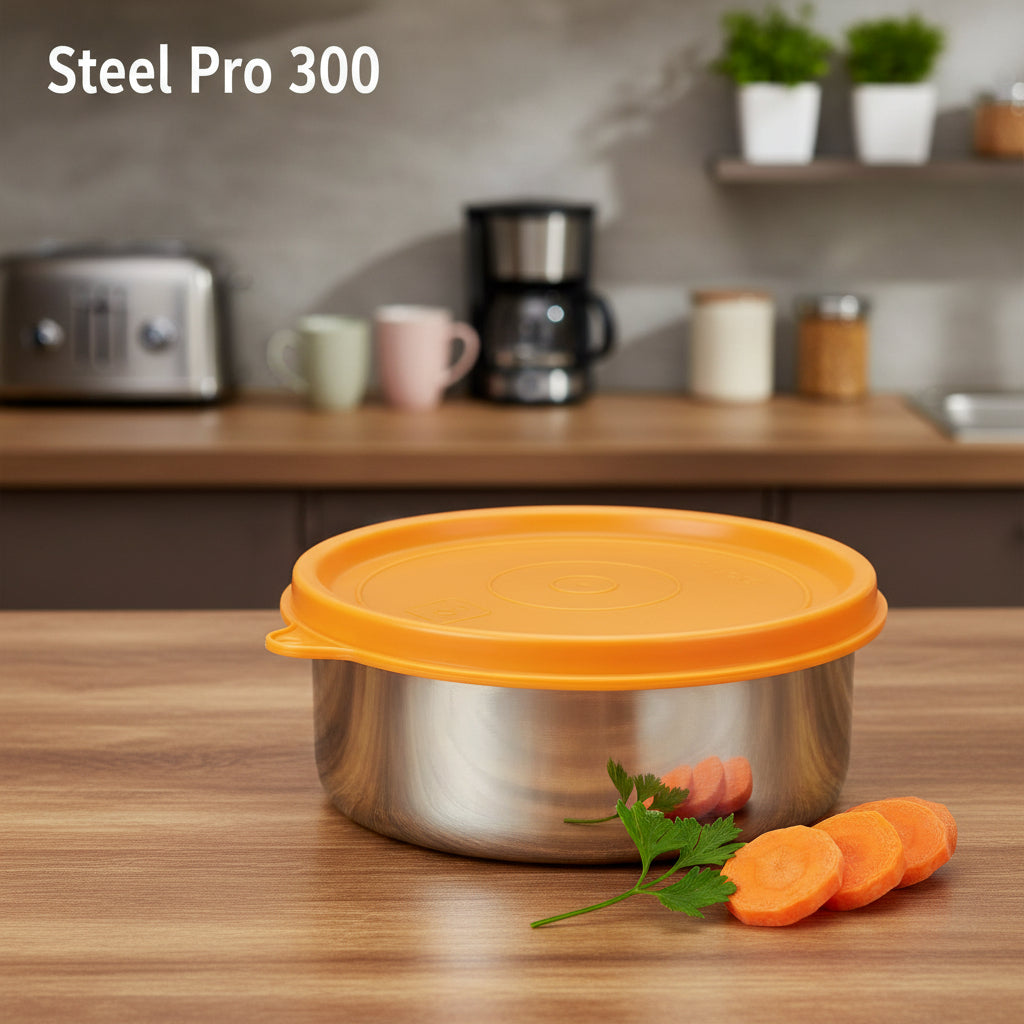 Milton Stainless Steel Pro Round Containers (Random Colors)