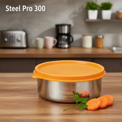 Milton Stainless Steel Pro Round Containers (Random Colors)