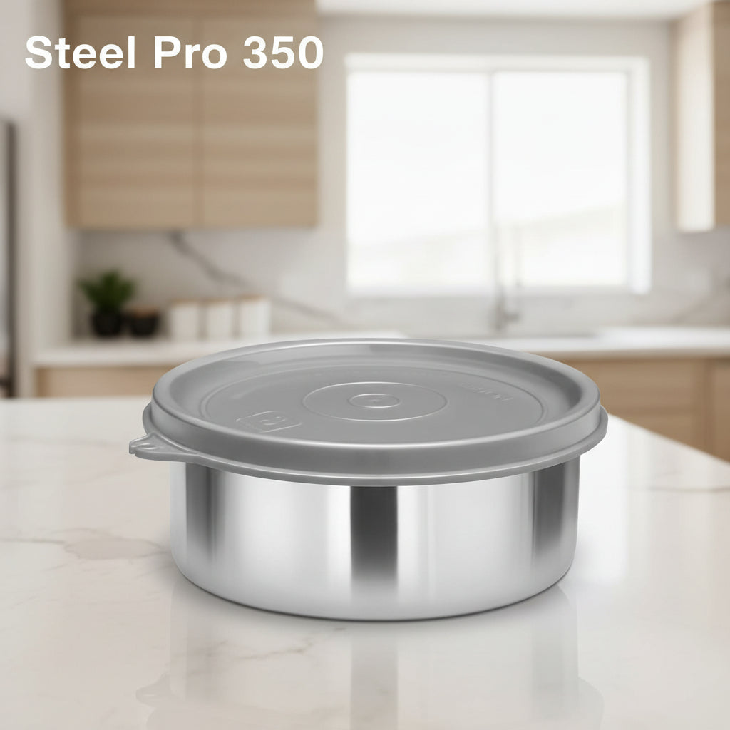 Milton Stainless Steel Pro Round Containers (Random Colors)