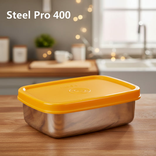 Milton Satinless Steel Pro Rectangular Containers (Random colors)