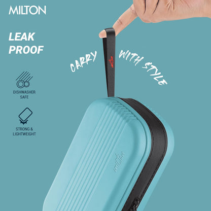 Milton Urban Case Microwavable Lunch Box Outside Plastic, Inside Stainless Steel with Bag