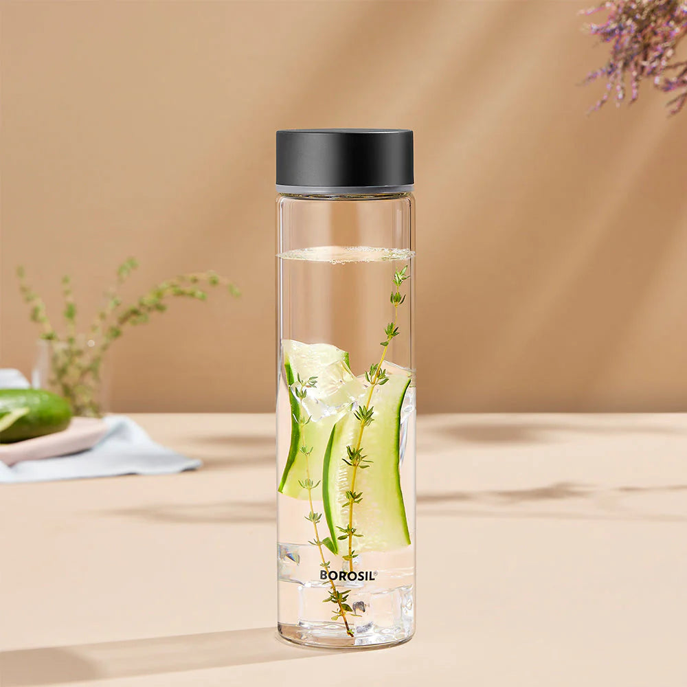 Borosil 550ml Borosilicate Glass Bottle