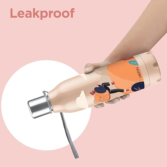 Milton Linear Bottle 900 - Outside Plastic Inside Stainless Steel