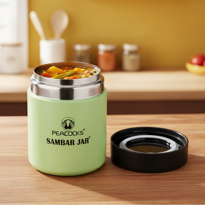 PE Birds Camps Sambar Jar 350ml Thermal Vacuum Insulated Food Jar