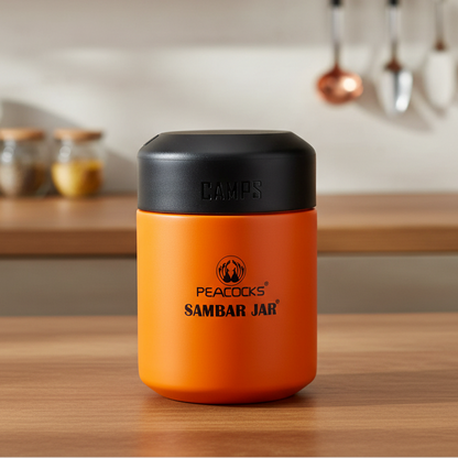 PE Birds Camps Sambar Jar 350ml Thermal Vacuum Insulated Food Jar
