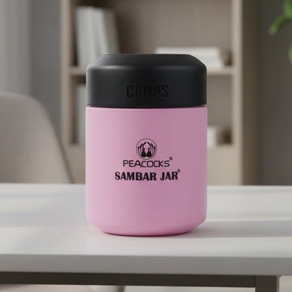 PE Birds Camps Sambar Jar 350ml Thermal Vacuum Insulated Food Jar