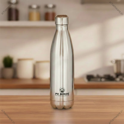 PE Birds Cola 750 Thermal Vacuum Insulated Steel Cap Bottle