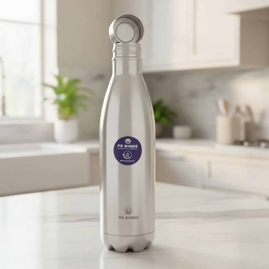 PE Birds Cola 750 Thermal Vacuum Insulated Steel Cap Bottle
