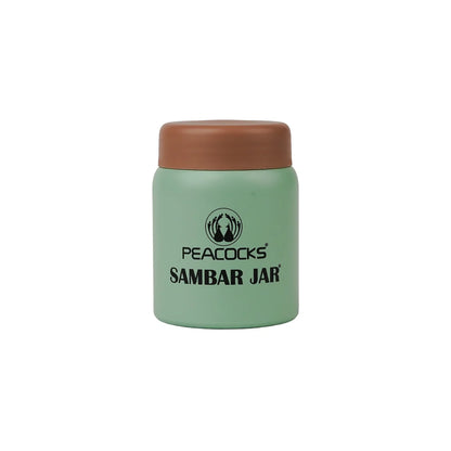 PE Birds Mango Sambar Jar 220ml Thermal Vacuum Insulated Food Jar