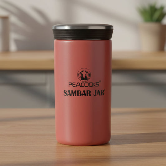 PE Birds Remo Sambar Jar 300ml Thermal Vacuum Insulated Food Jar