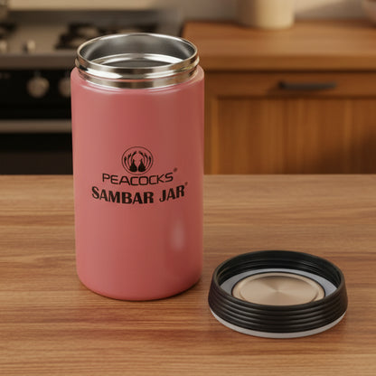 PE Birds Remo Sambar Jar 300ml Thermal Vacuum Insulated Food Jar