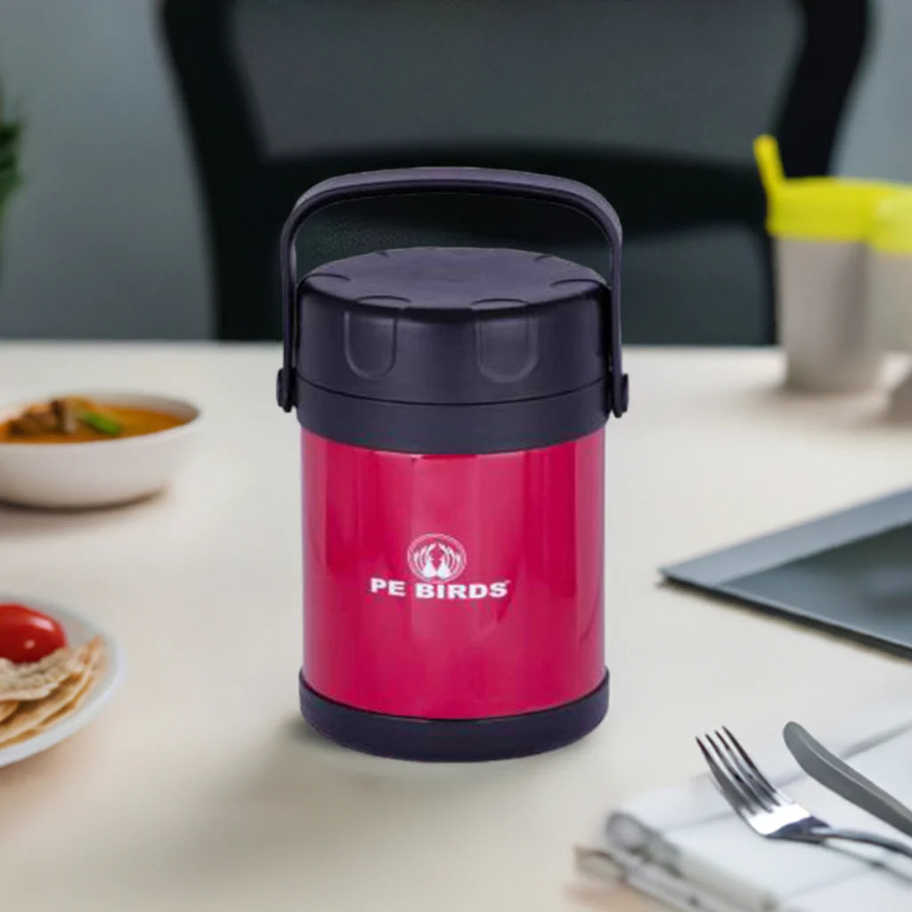 PE Birds Nutri Pack Vacuum Insulated Lunch Box Set Of 3