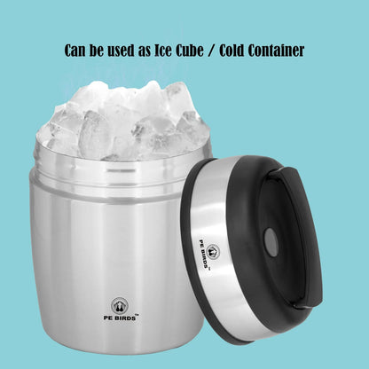 PE Birds Nutrilunch Vacuum Insulated Lunch Box With 2 Containers