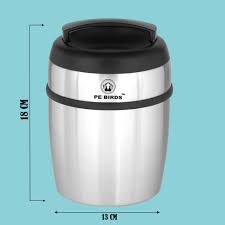 PE Birds Nutrilunch Vacuum Insulated Lunch Box With 2 Containers