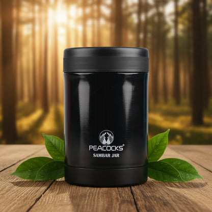 PE Birds Sambar Jar 390ml Thermal Vacuum Insulated Food Container