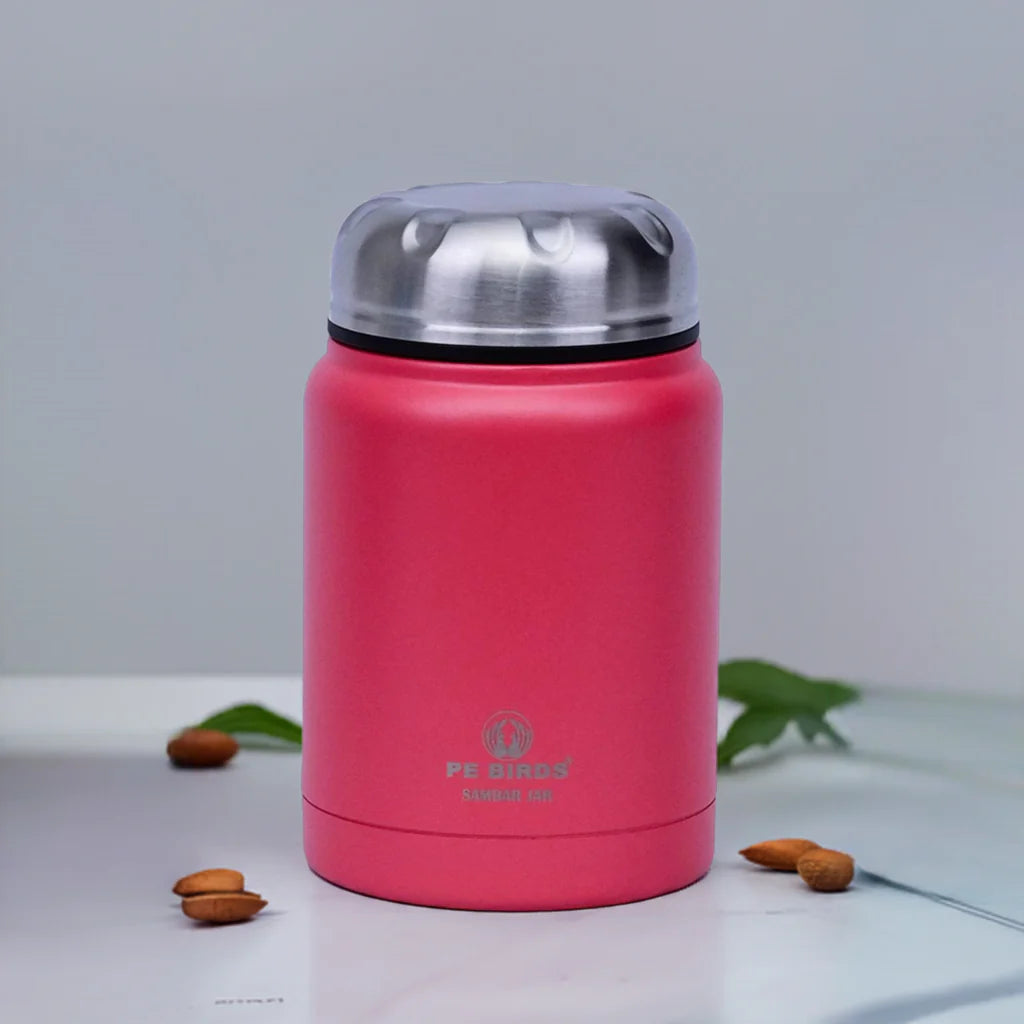 PE Birds Sambar Jar Pluto 350ml Thermal Vacuum Insulated Food Container