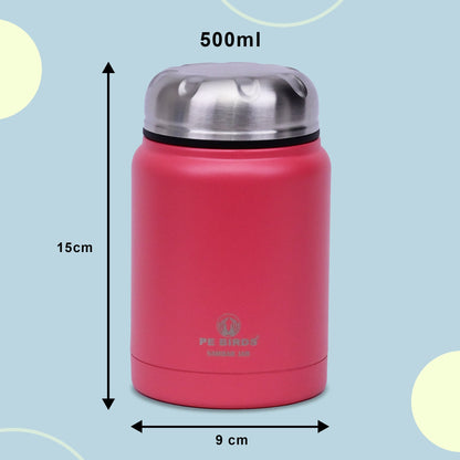 PE Birds Sambar Jar Pluto 500ml Thermal Vacuum Insulated