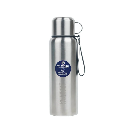 PE Birds Steel-O-Steel 500ml Thermal Vacuum Flask with Steel Cap