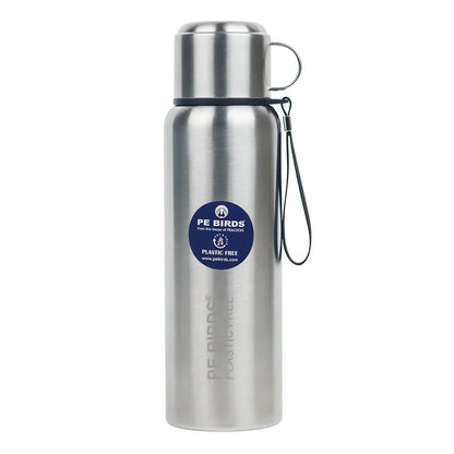 PE Birds Steel-O-Steel 750ml Thermal Vacuum Flask with Steel Cap