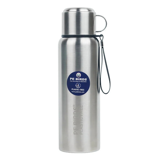 PE Birds Steel-O-Steel 750ml Thermal Vacuum Flask with Steel Cap