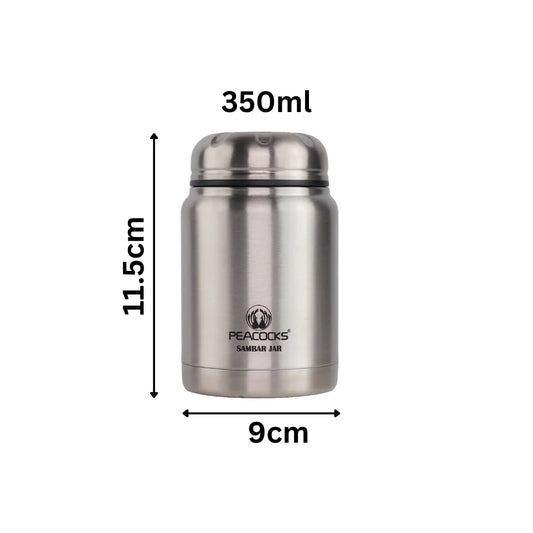 PE Birds Sambar Jar Pluto 350ml Thermal Vacuum Insulated Food Container