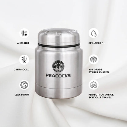 PE Birds Sambar Jar Pluto 350ml Thermal Vacuum Insulated Food Container