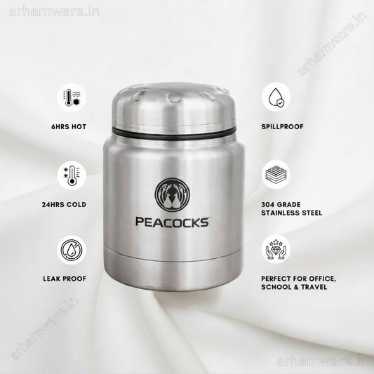 PE Birds Sambar Jar Pluto 350ml Thermal Vacuum Insulated Food Container