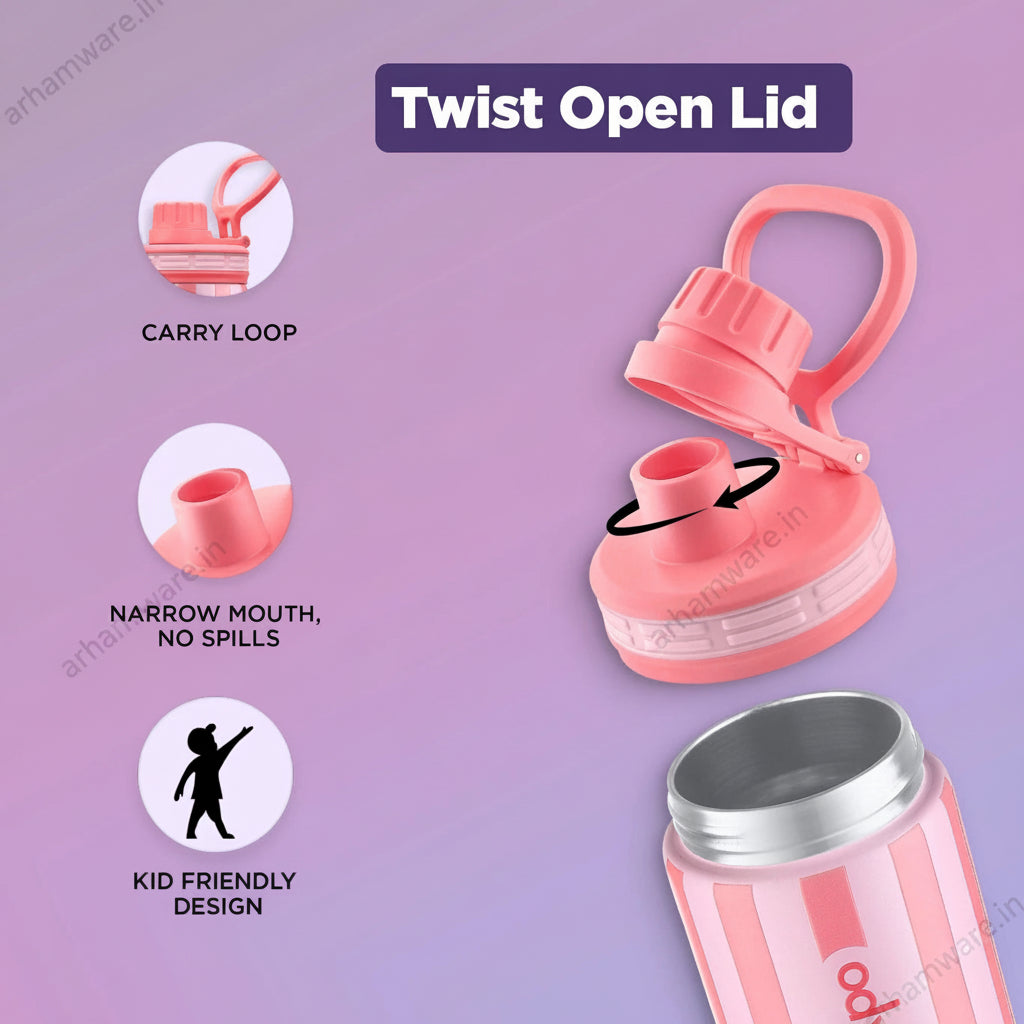 Go24 Texas Art 500 Thermal Vacuum Insulated Bottle